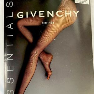 Givenchy sheer to waist fishnet stockings